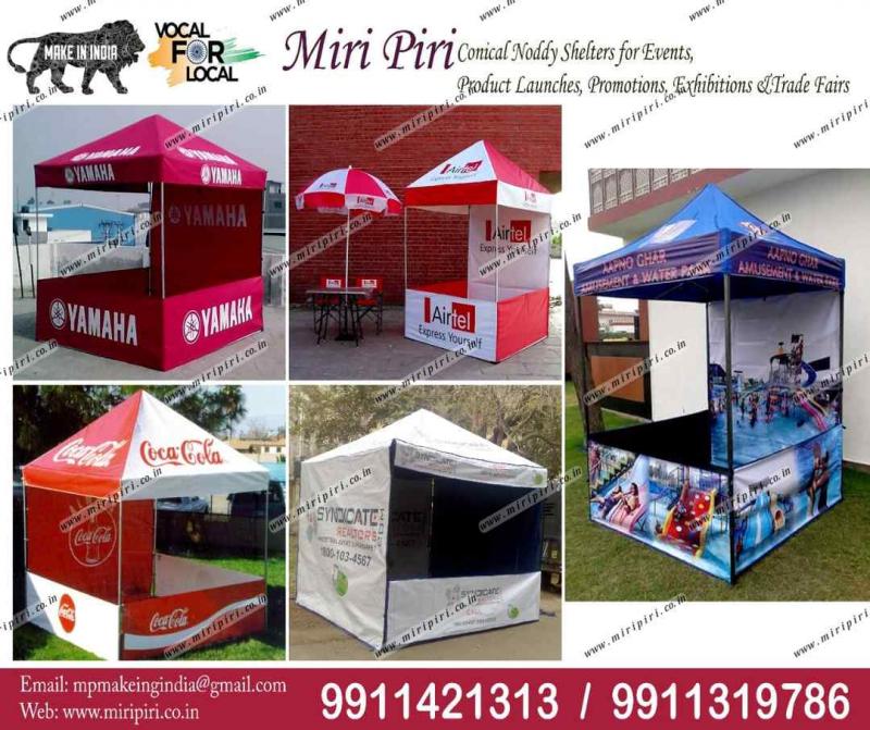 Promotional Canopy manufacturers in Delhi, India. Advertising Tents, Stall Kiosk