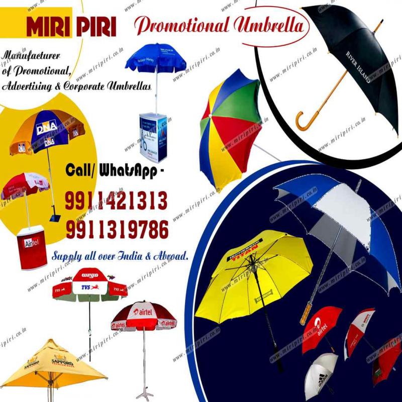 Manufacturer, Suppliers & Wholesaler of Promotional Umbrella in Delhi, India. 