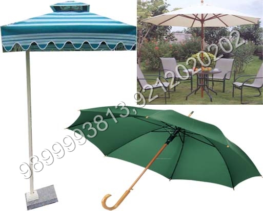 Corporate Umbrella - Large Outdoor Umbrella, Patio Table Umbrellas, Blue Umbrell
