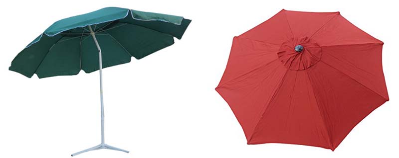 Wooden Umbrellas- Delhi-Clear Umbrellas Pool Umbrella Red Umbrella