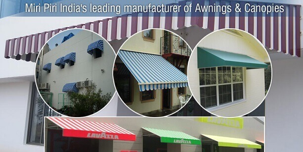 Dome Canvas Awnings - Manufacturers, Dealers, Contractors, Suppliers, Delhi, Ind