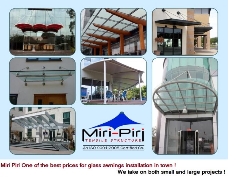 Best Glass Awnings Canopies Manufacturer in Gurgaon, Glass Awnings Suppliers.