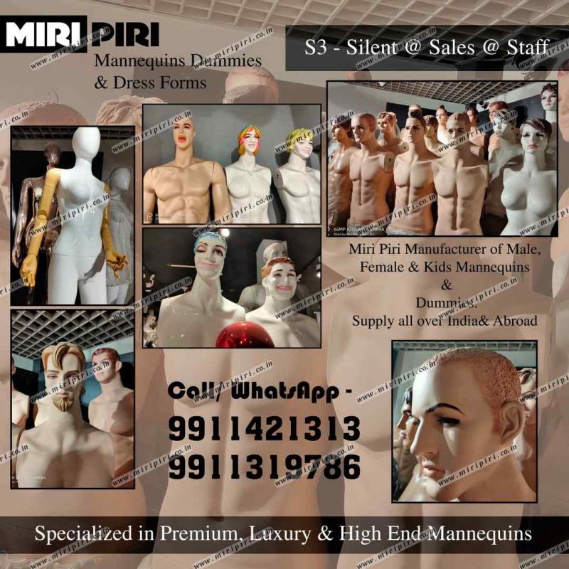 Display Mannequins, Male Female Dummies, Display Mannequin - Manufacturers India