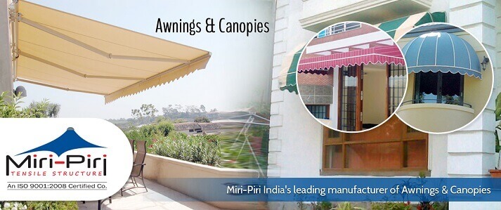 Outdoor Awning- Manufacturers, Dealers, Contractors, Suppliers, Delhi, India,