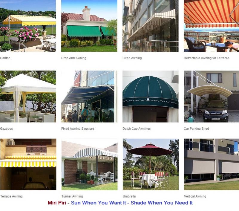 Retractable Awning- Manufacturers, Dealers, Contractors, Suppliers, Delhi, India