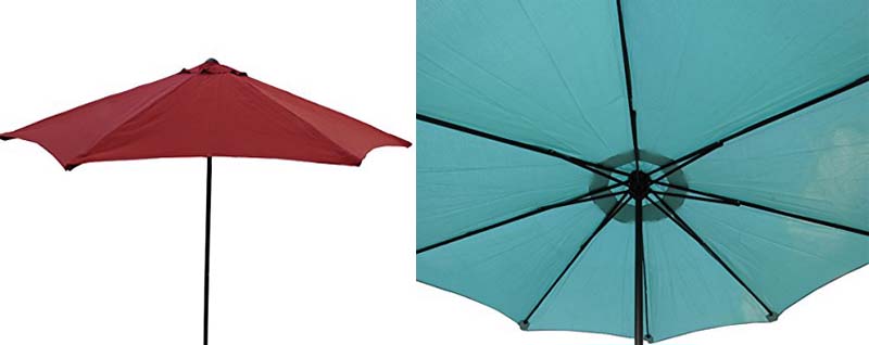 Wooden Umbrellas- Delhi- Patio Sets With Umbrella, Large Umbrella Stand, Sunbrel